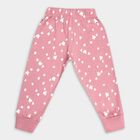 Girls' Cotton Pyjama, Pink, small image number null