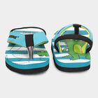 Kids Printed Flip Flops, Turquoise, small image number null