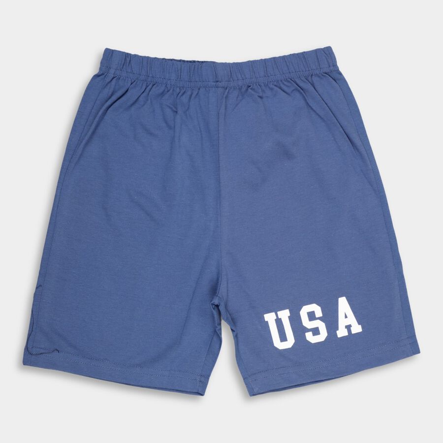 Boys' Bermudas, Mid Blue, large image number null