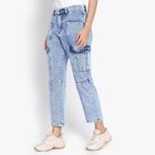 Ladies' Jeans, मध्यम नीला, small image number null