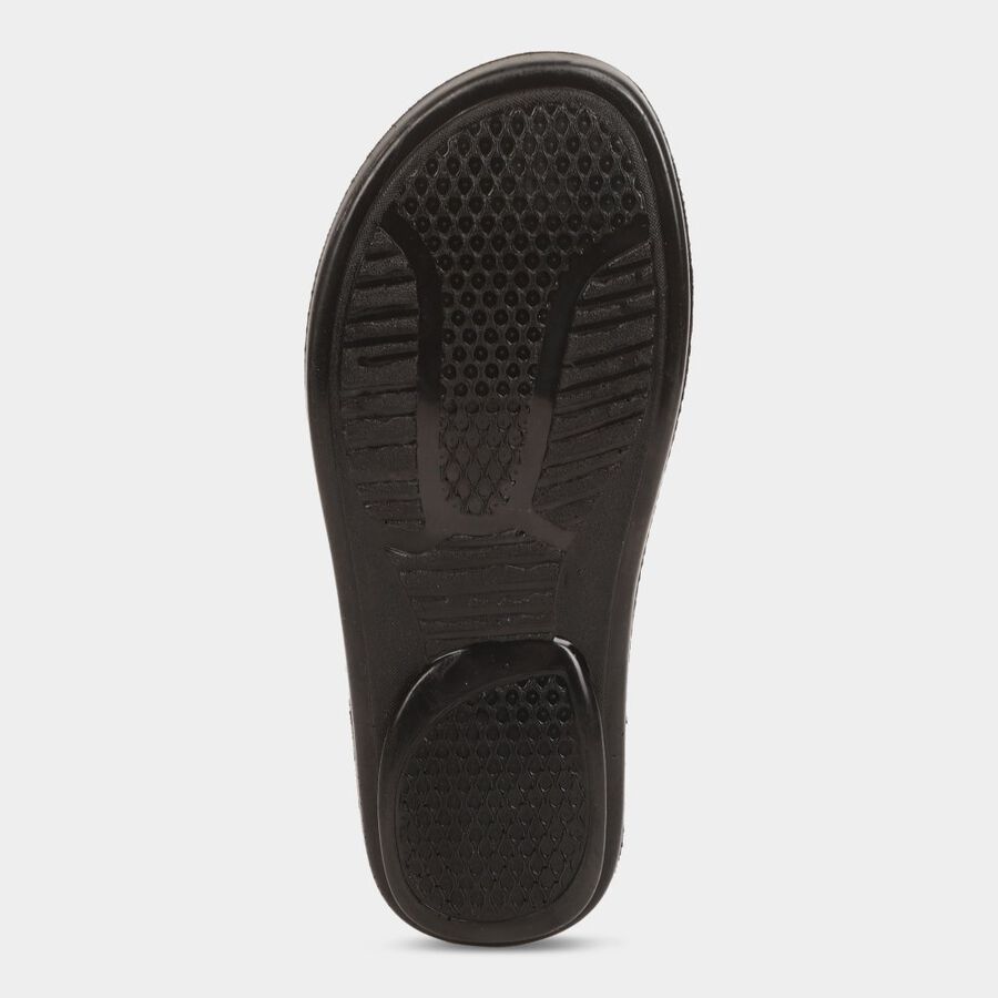 Mens Floater Sandals, Black, large image number null