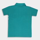 Boys' Cotton T-Shirt, गहरा हरा, small image number null
