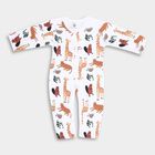 Infants' Cotton Bodysuit, सफ़ेद, small image number null