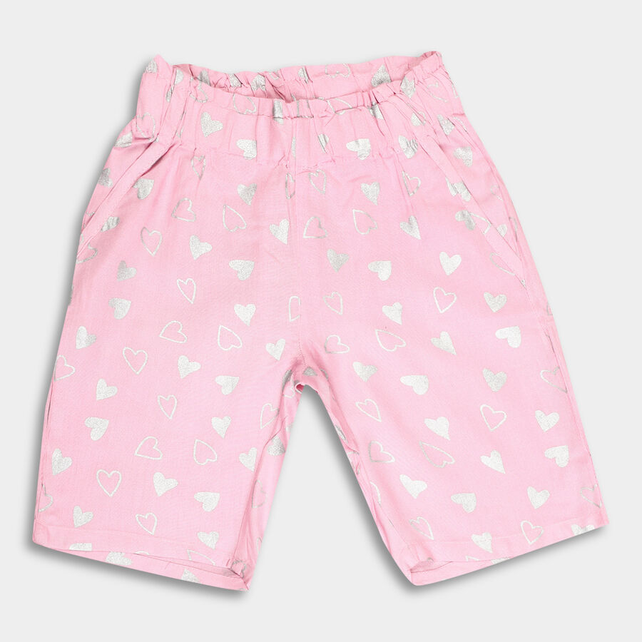 Girls' Shorts, Pink, large image number null