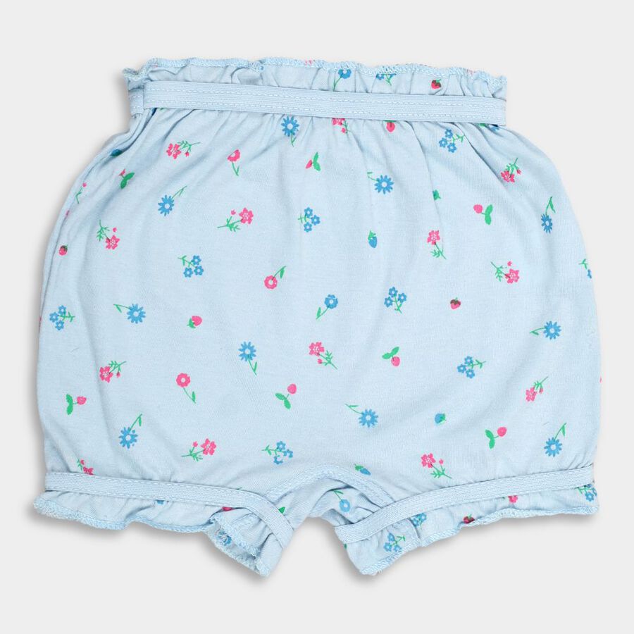 Girls' Cotton Bloomer, Light Blue, large image number null