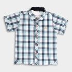 Infants' Cotton Shirt, मध्यम नीला, small image number null