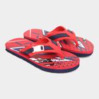 Kids Printed Flip Flops, Red, small image number null
