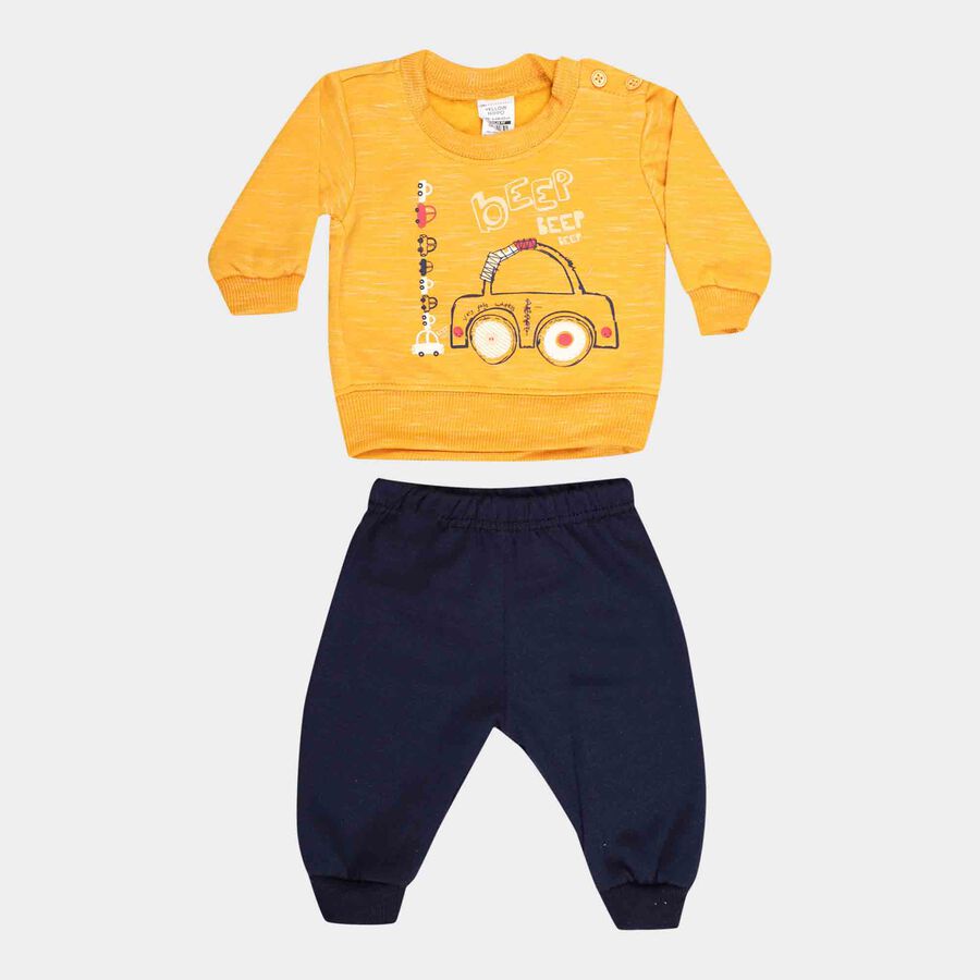 Infant Boy's Baba Suit, Mustard, large image number null