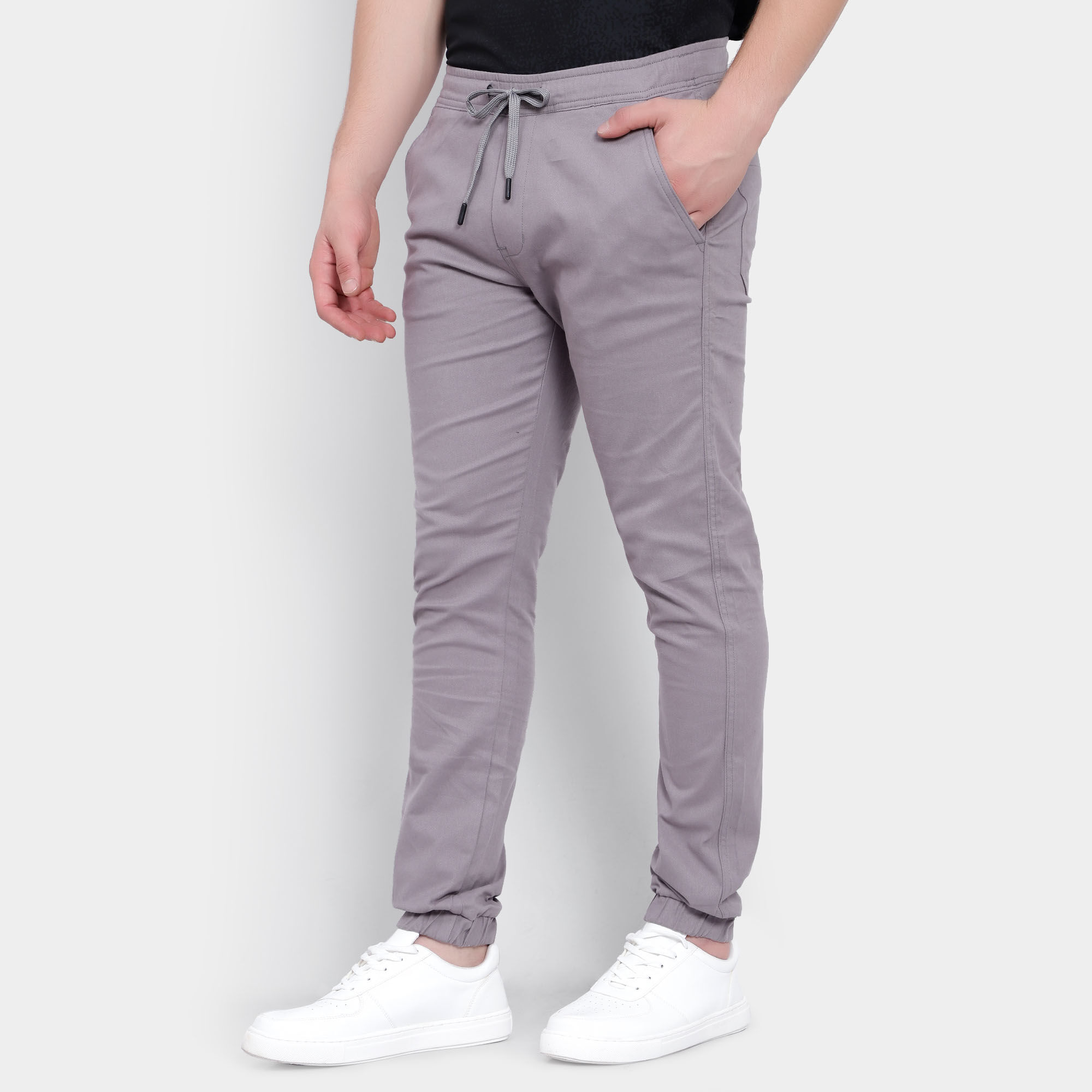 Flat Slim Fit White Polyester Formal Trouser, Machine wash, Size: 30-40  Inch at Rs 349 in Bhilwara