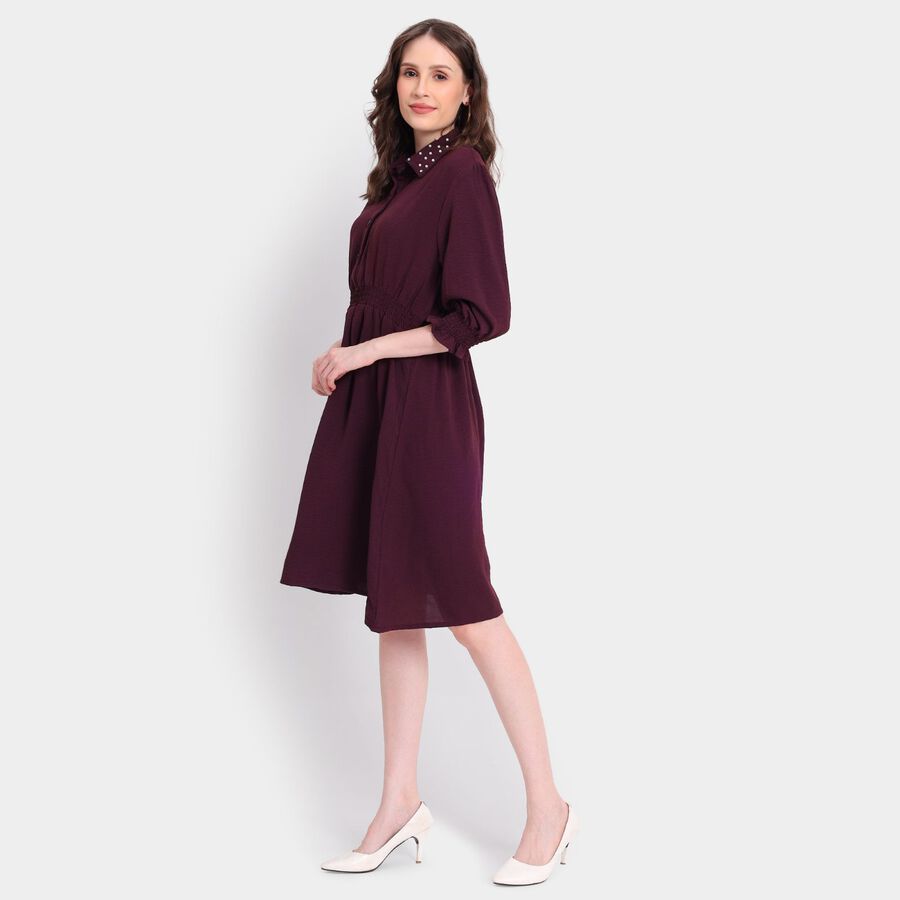 Ladies' Dress, Wine, large image number null