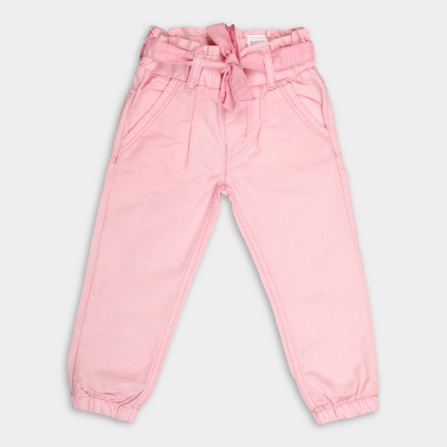 Girls' Trouser, Light Pink, large image number null