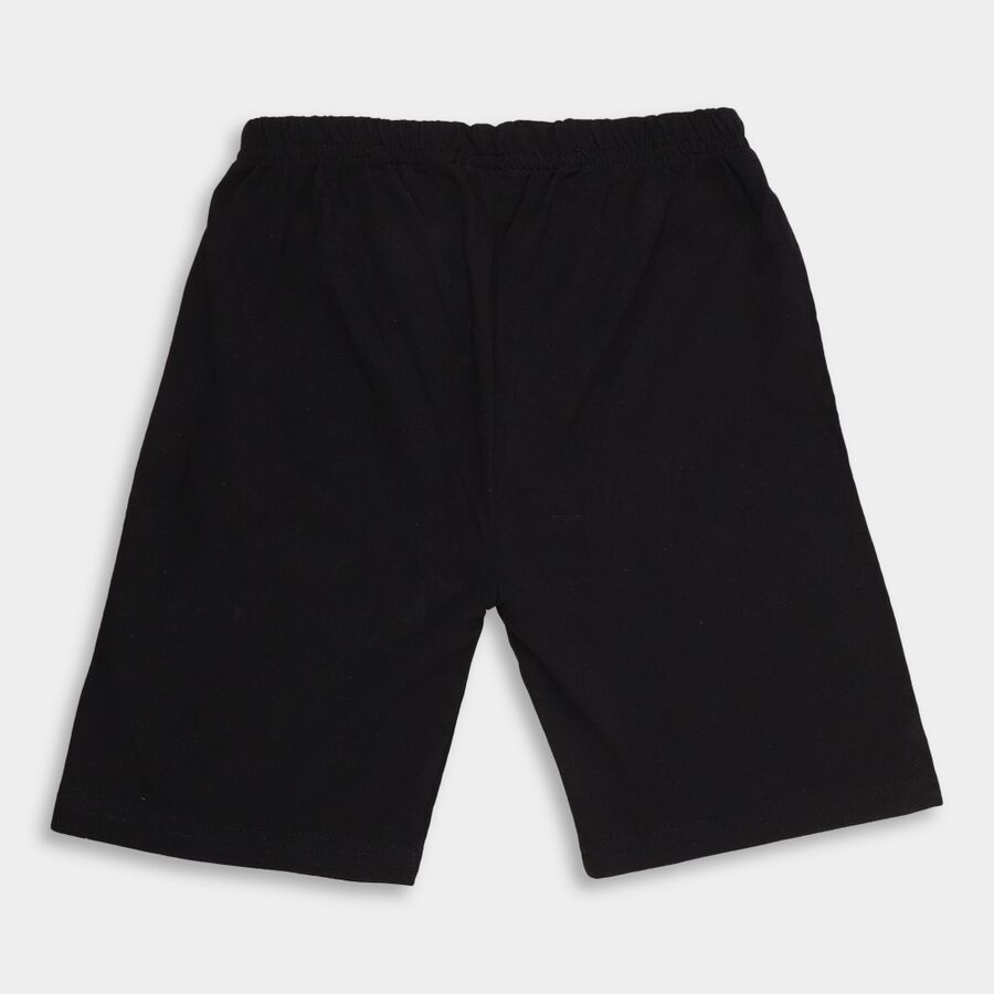 Boys' Bermudas, काला, large image number null