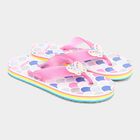 Kids' Print Slippers, Pink, small image number null