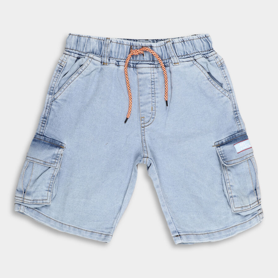 Boys' Bermudas, Light Blue, large image number null