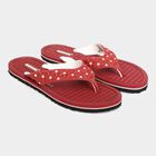 Womens Emboss Sliders, Maroon, small image number null