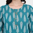 Ladies' Kurta, Dark Green, small image number null