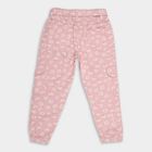 Girls' 100% Cotton Trousers, गुलाबी, small image number null