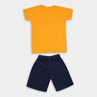 Boys' Cotton Woven Baba Suit, Mustard, small image number null