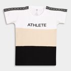 Boys' Cotton T-Shirt, Beige, small image number null