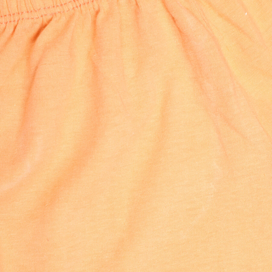 Infants' Cotton Baba Suit, Orange, large image number null
