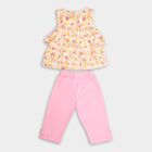 Girls' Capri Set, सफ़ेद, small image number null