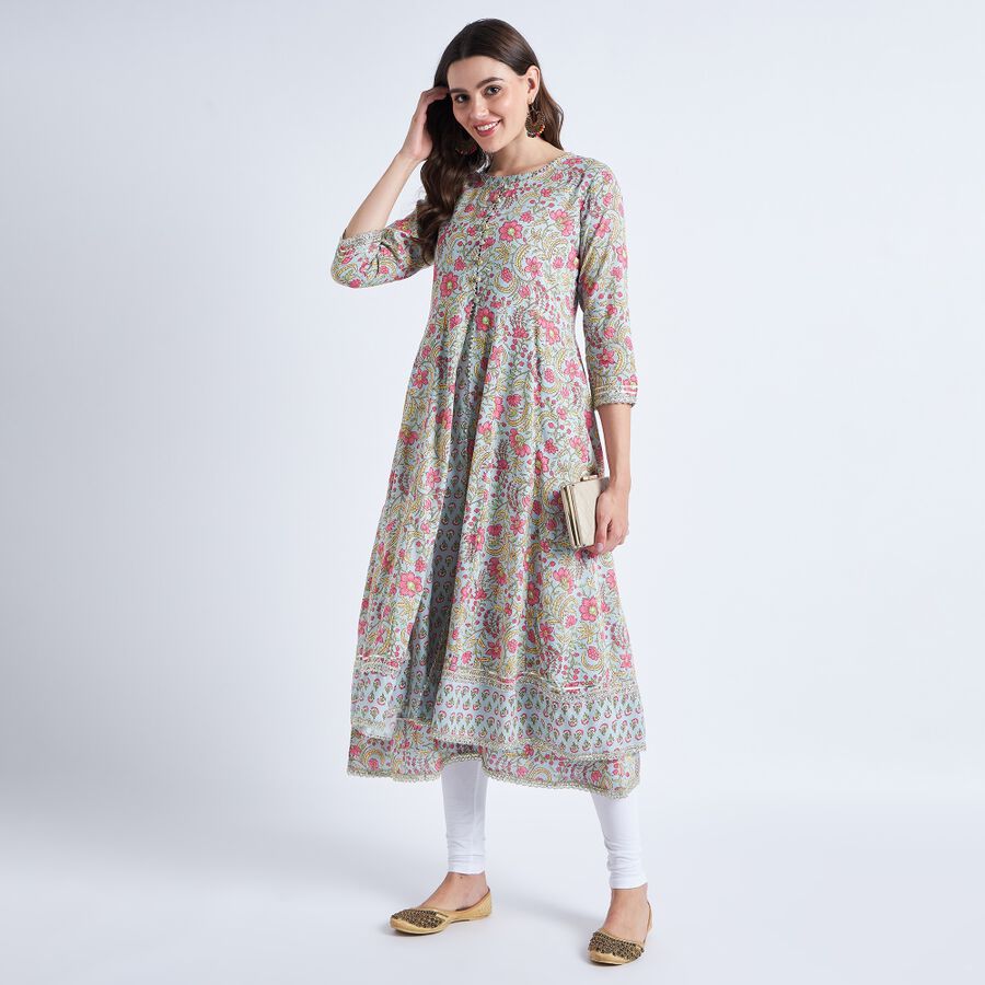 Ladies' Churidar, White, large image number null