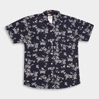 Boys' Casual Shirt, Navy Blue, small image number null