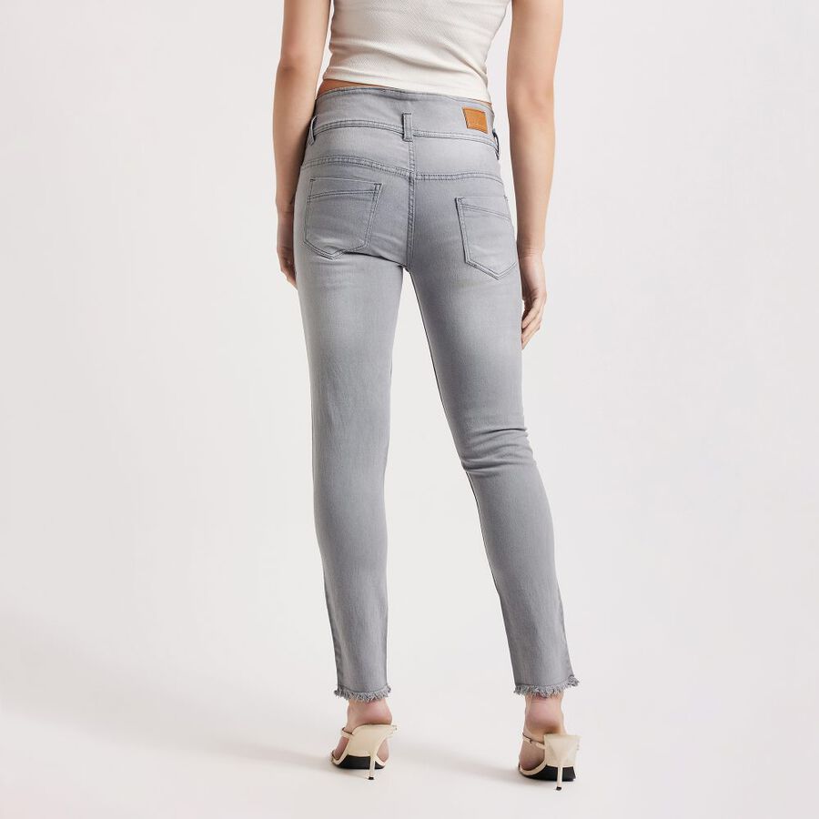 Ladies' Jeans, हल्का ग्रे, large image number null