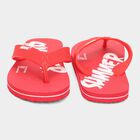 Mens Printed Flip Flops, Red, small image number null