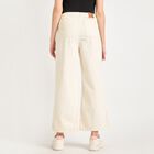 Ladies' Cotton Jeans, Off White, small image number null