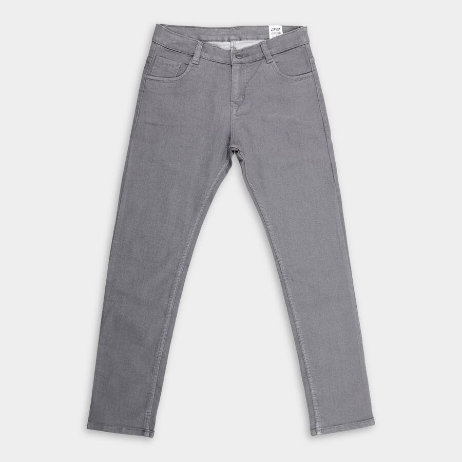 Boy's Jeans, Light Grey, large image number null