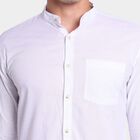 Men's Cotton Casual Shirt, सफ़ेद, small image number null