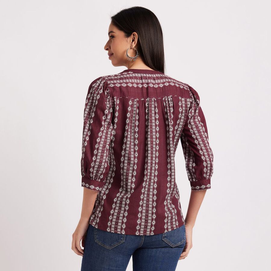 Ladies' Shirt, Wine, large image number null