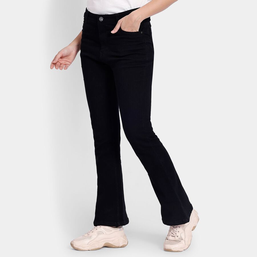 Ladies' Jeans, काला, large image number null