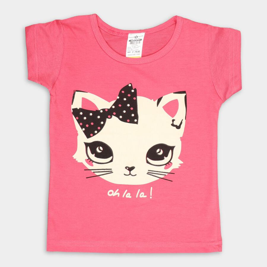 Girls' T-Shirt, Pink, large image number null