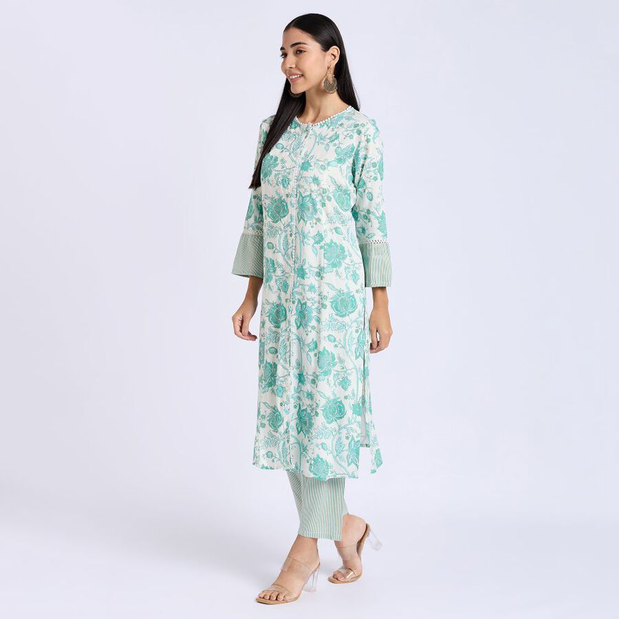 Ladies' Cotton Kurta, Pink, large image number null