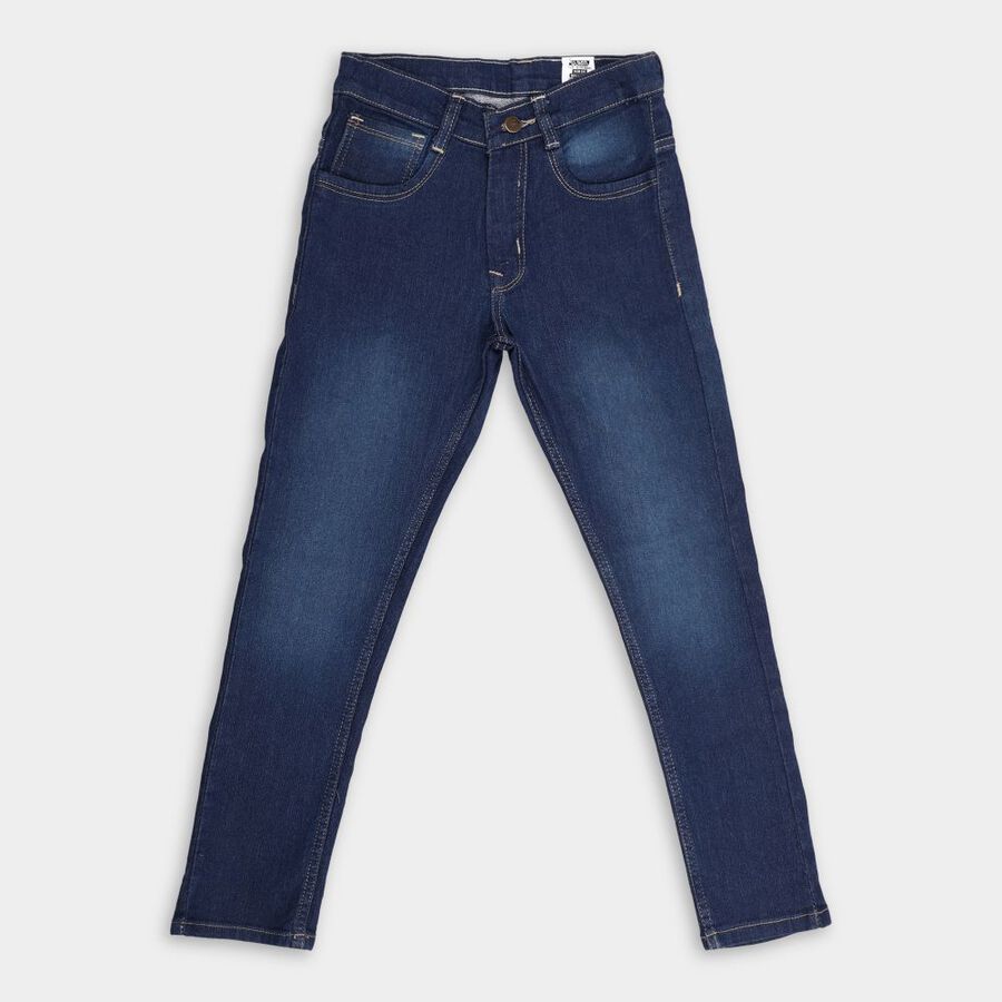 Boys' Jeans, गहरा नीला, large image number null