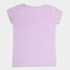 Girls' Cotton T-Shirt, Lilac, small image number null