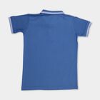 Boy's Half Sleeves T-Shirt, मध्यम नीला, small image number null