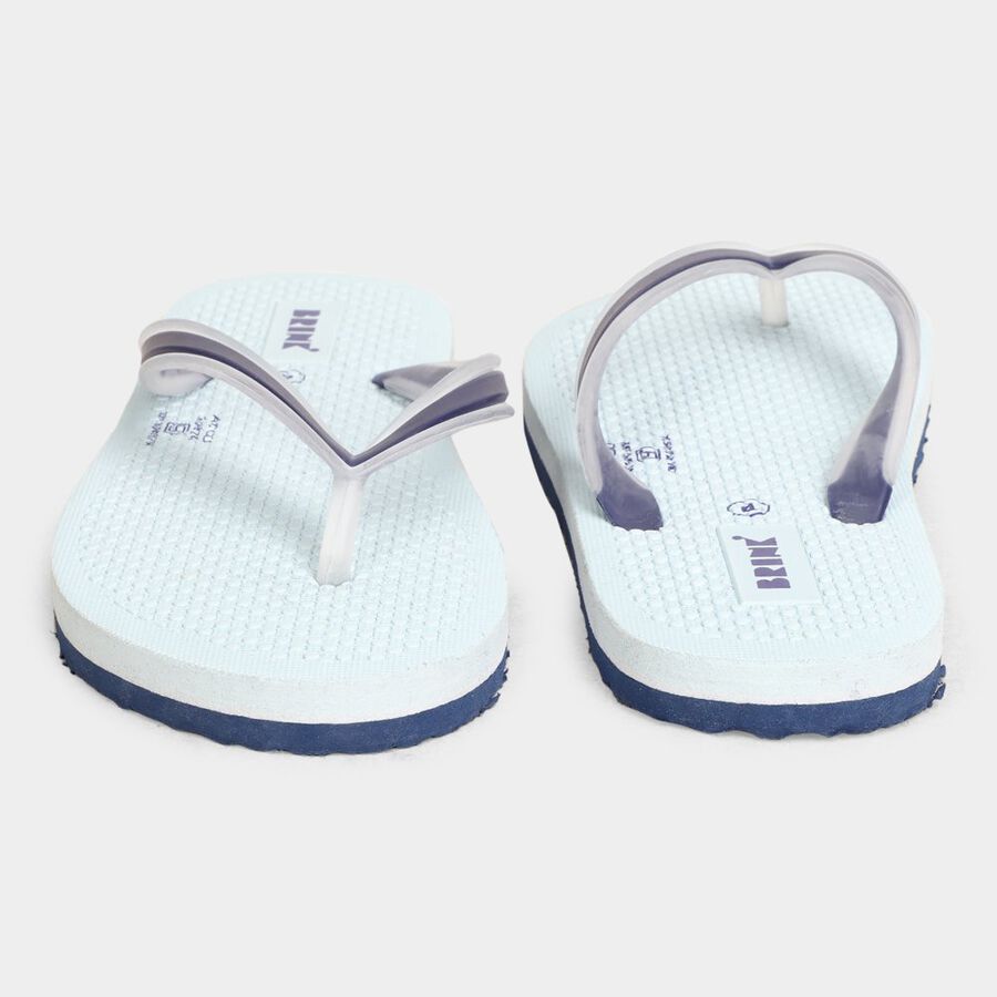Womens Emboss Sliders, Blue, large image number null