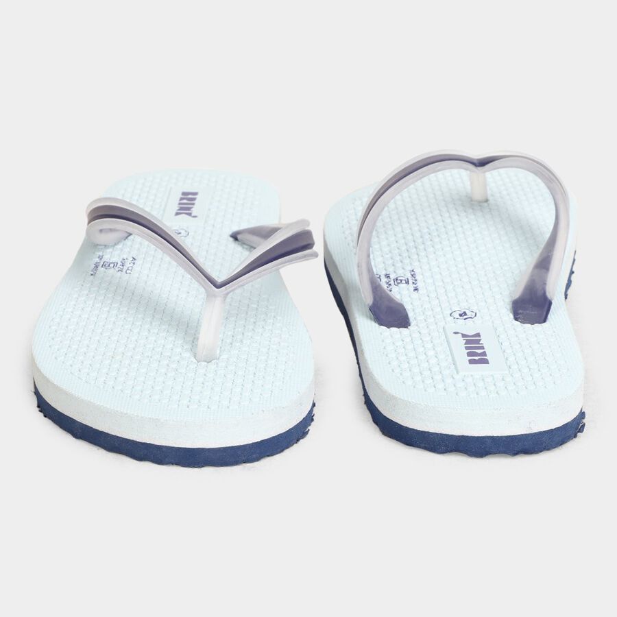 Womens Emboss Sliders, नीला, large image number null