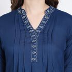 Ladies' Kurti, Teal Blue, small image number null