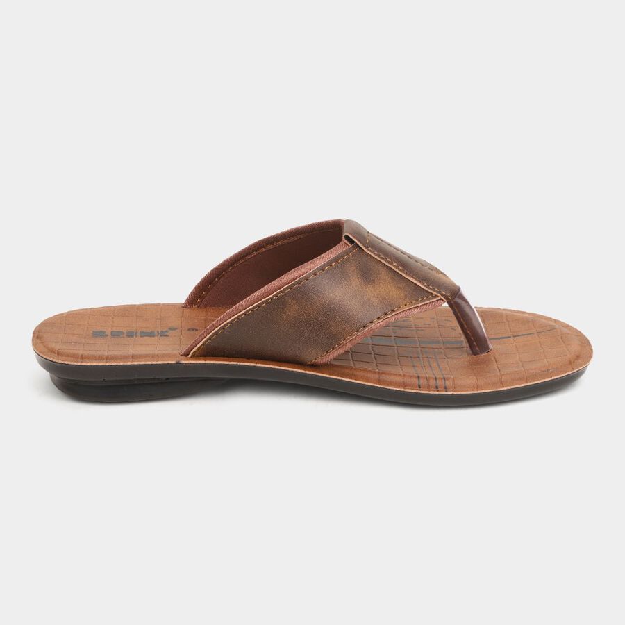 Mens Floater Sandals, टैन, large image number null