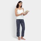 Ladies' Cotton Pyjama, नेवी ब्लू, small image number null