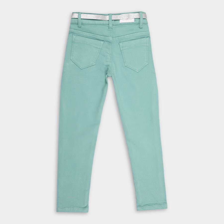 Girl's Jeans, Light Green, large image number null