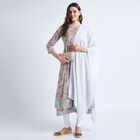 Ladies' Dupatta, White, small image number null