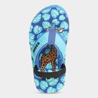 Kids Printed Slippers, Blue, small image number null