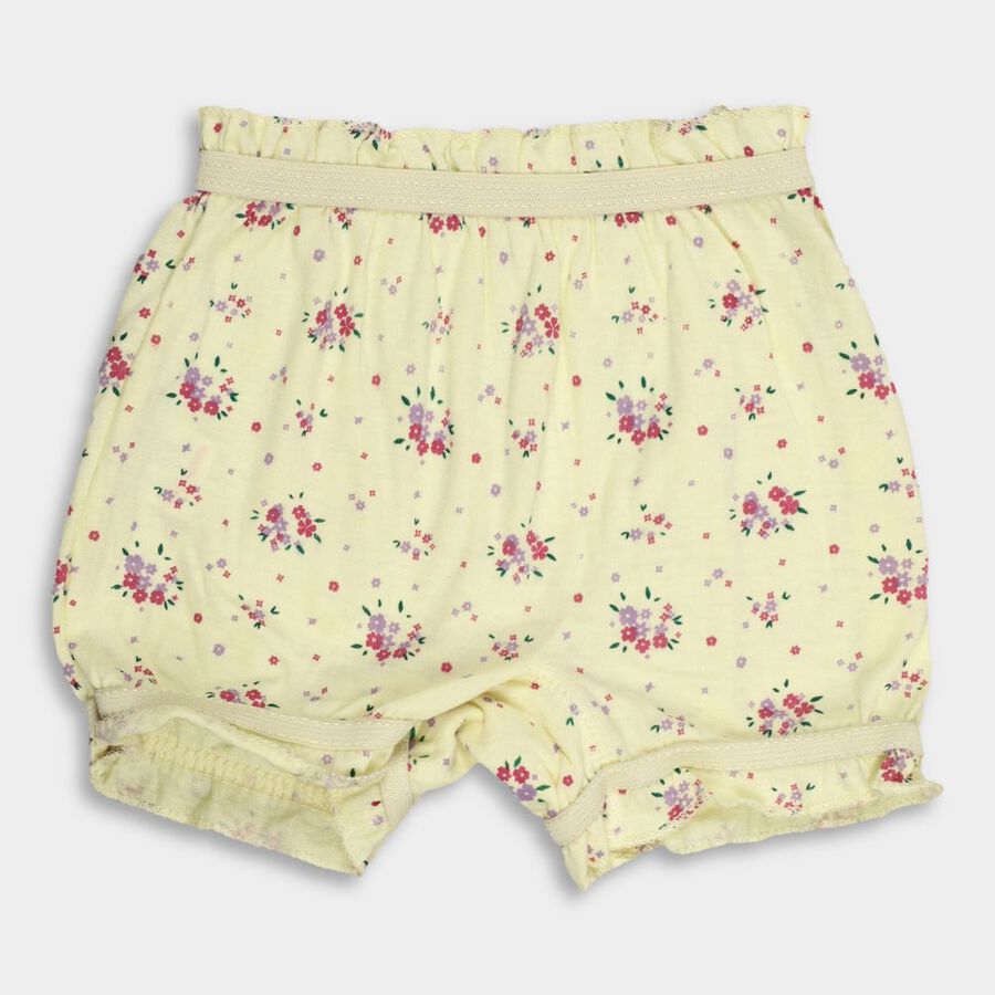 Girls' Cotton Bloomer, Yellow, large image number null