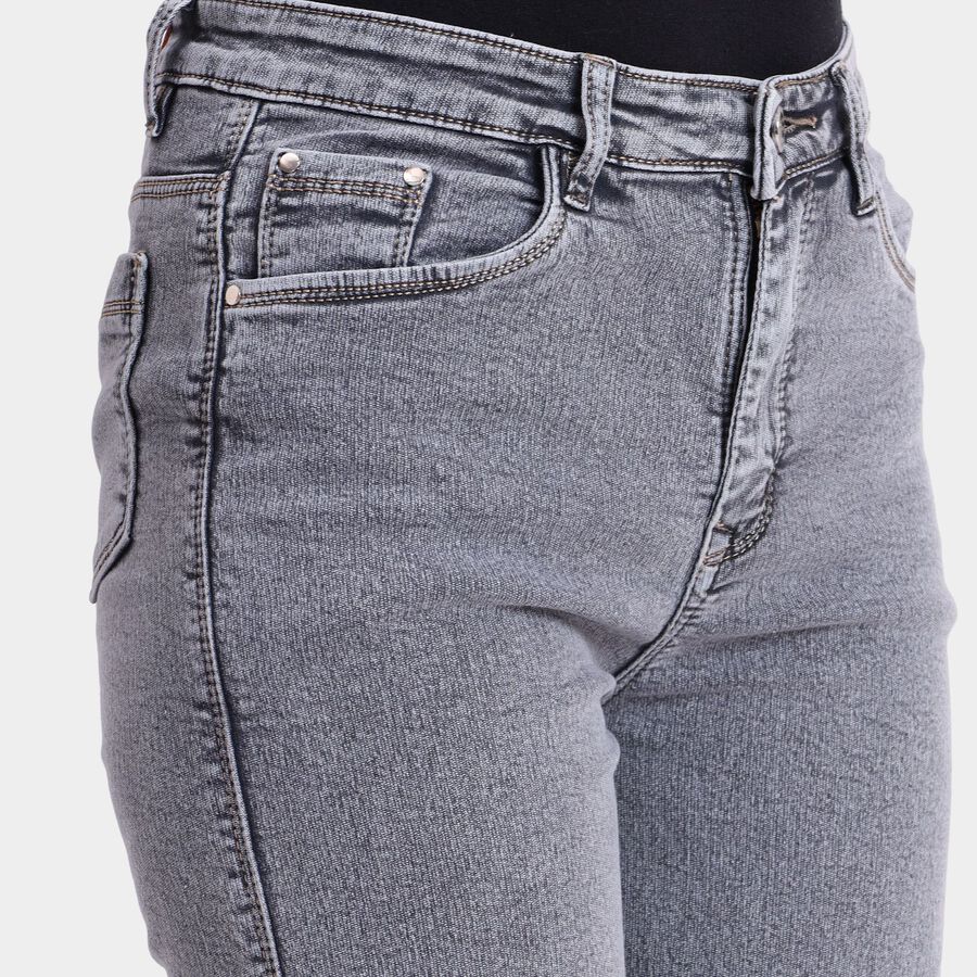 Ladies' Jeans, गहरा ग्रे, large image number null