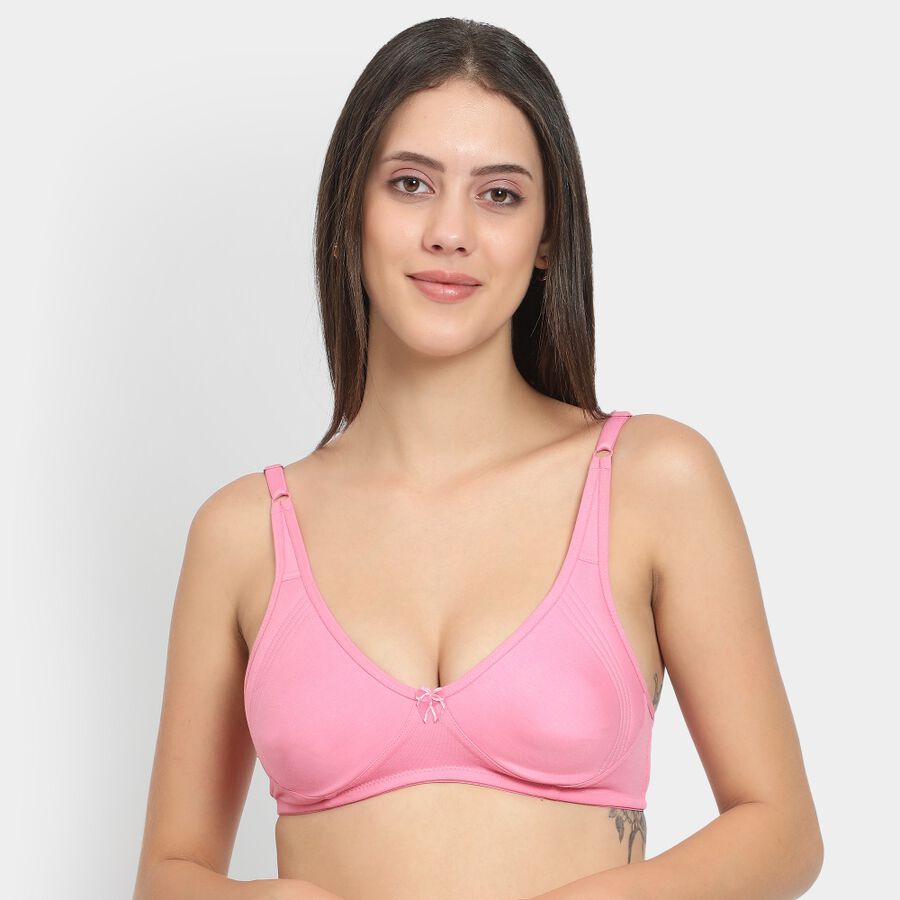 Ladies' Bra, गुलाबी, large image number null